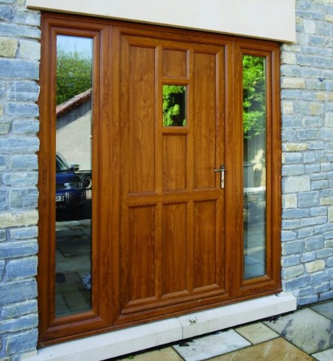 Pintu UPVC Motif Kayu di Tangerang